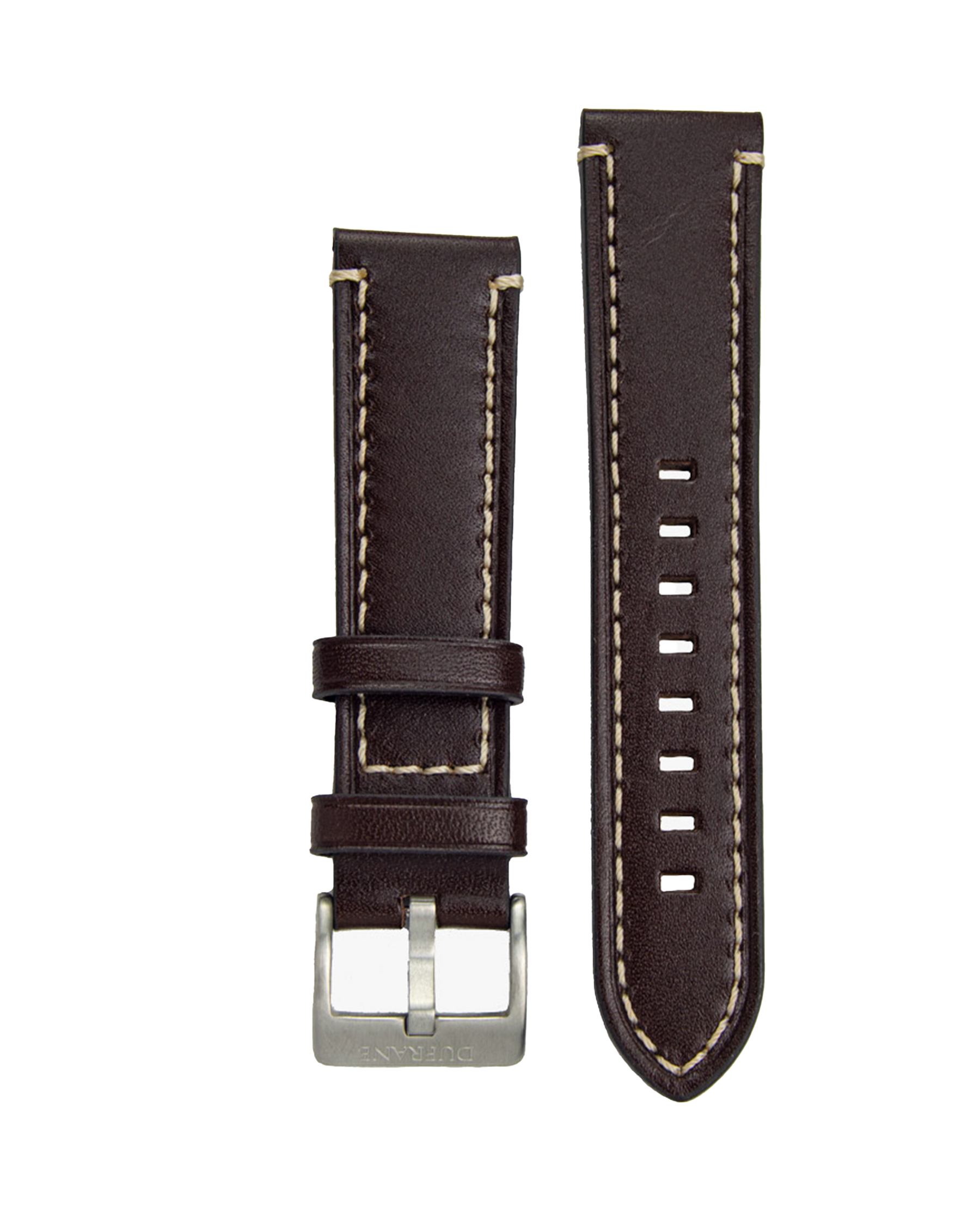 20mm/22mm Leather Strap (Brown or Black)