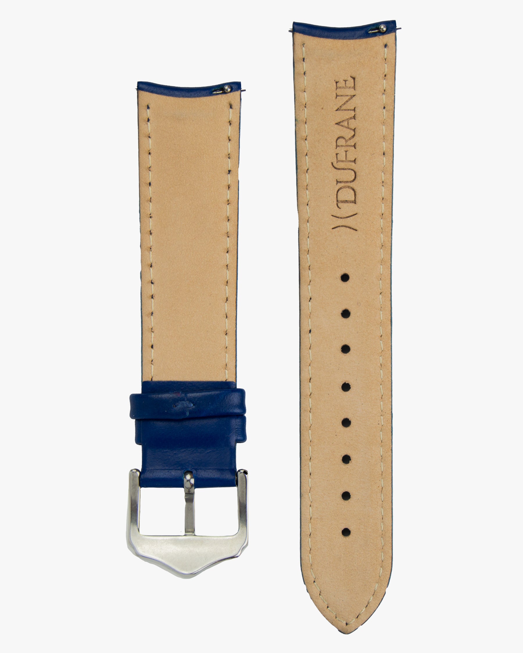 20mm Curved Leather Strap