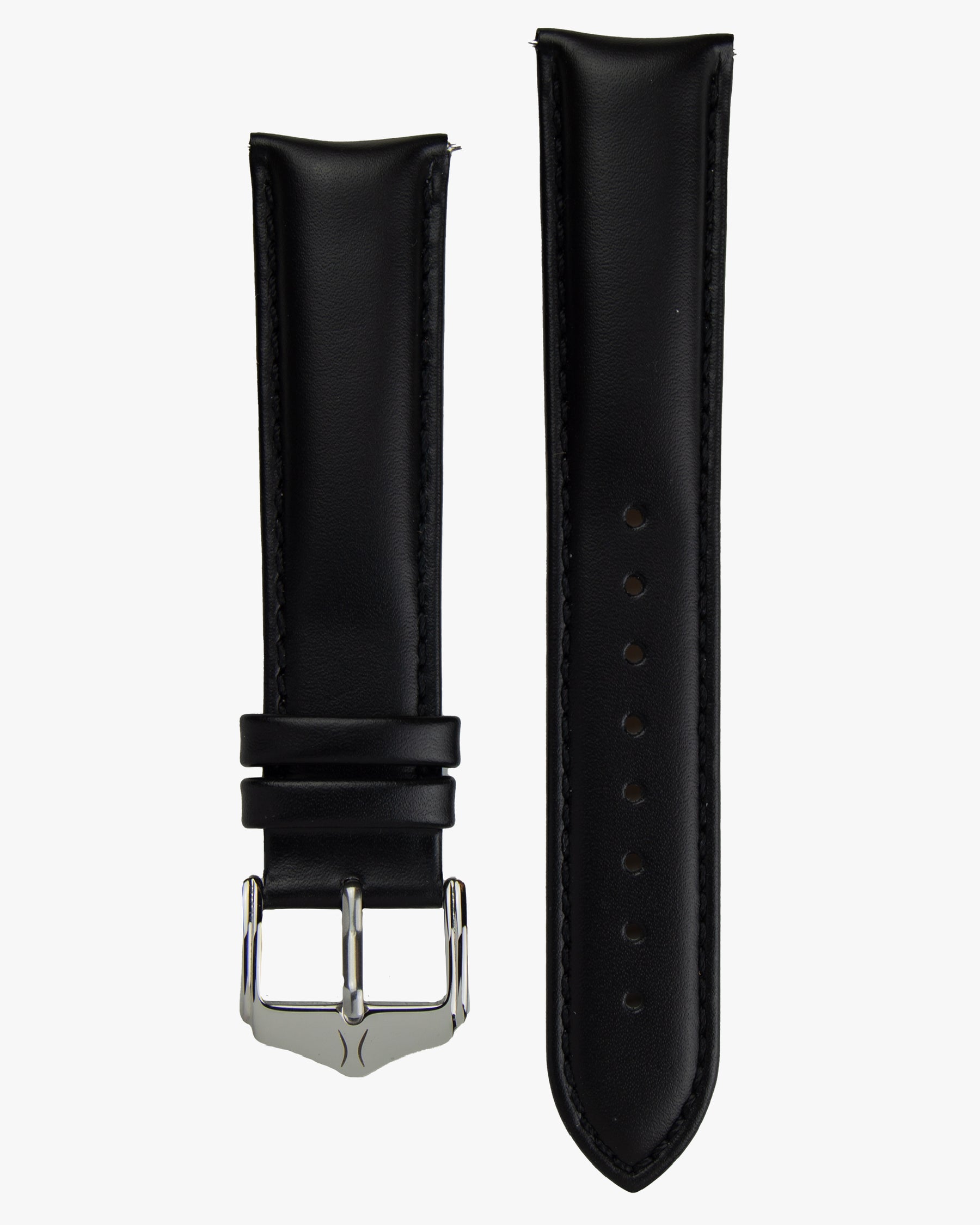20mm Curved Leather Strap