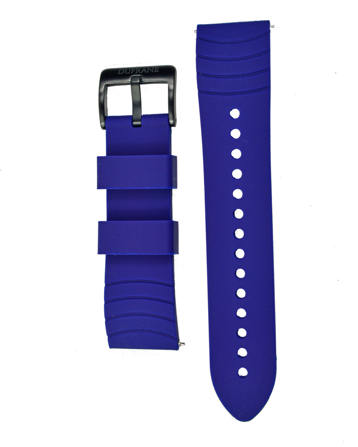 22mm Blue Silicone Straps