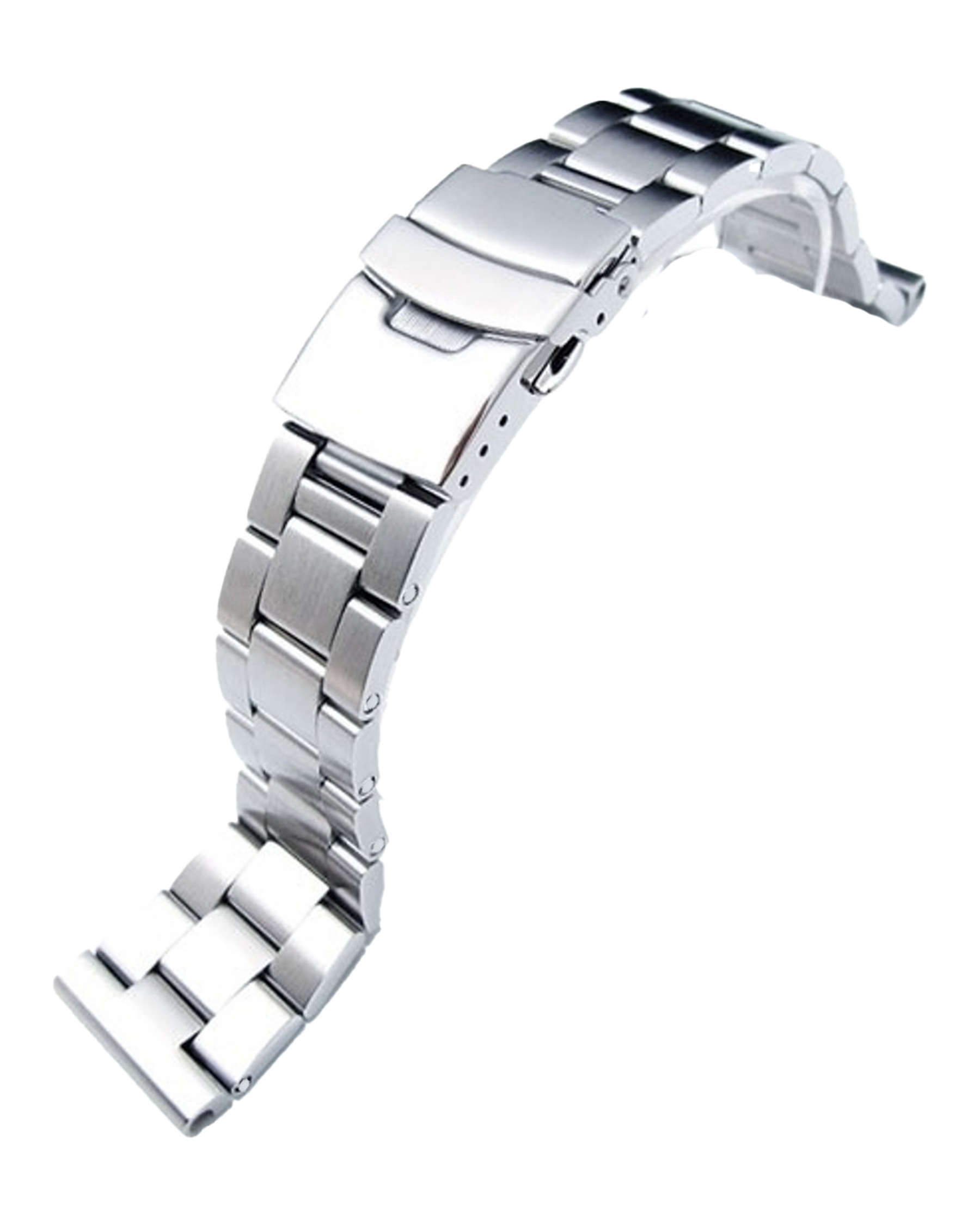 Brazalete de eslabones en H de acero inoxidable 316L - 22 mm
