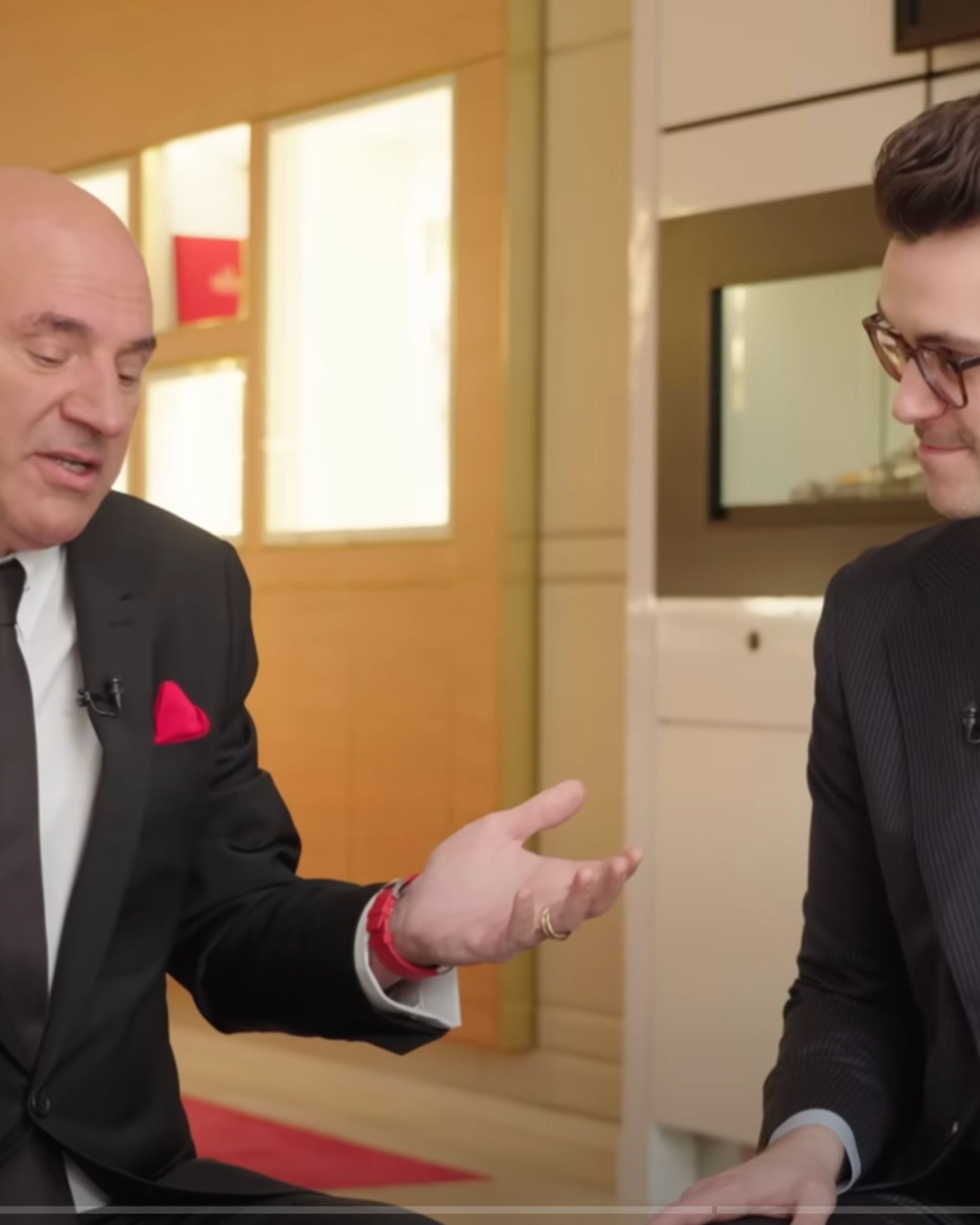 Teddy and Mr. Wonderful discuss DuFrane