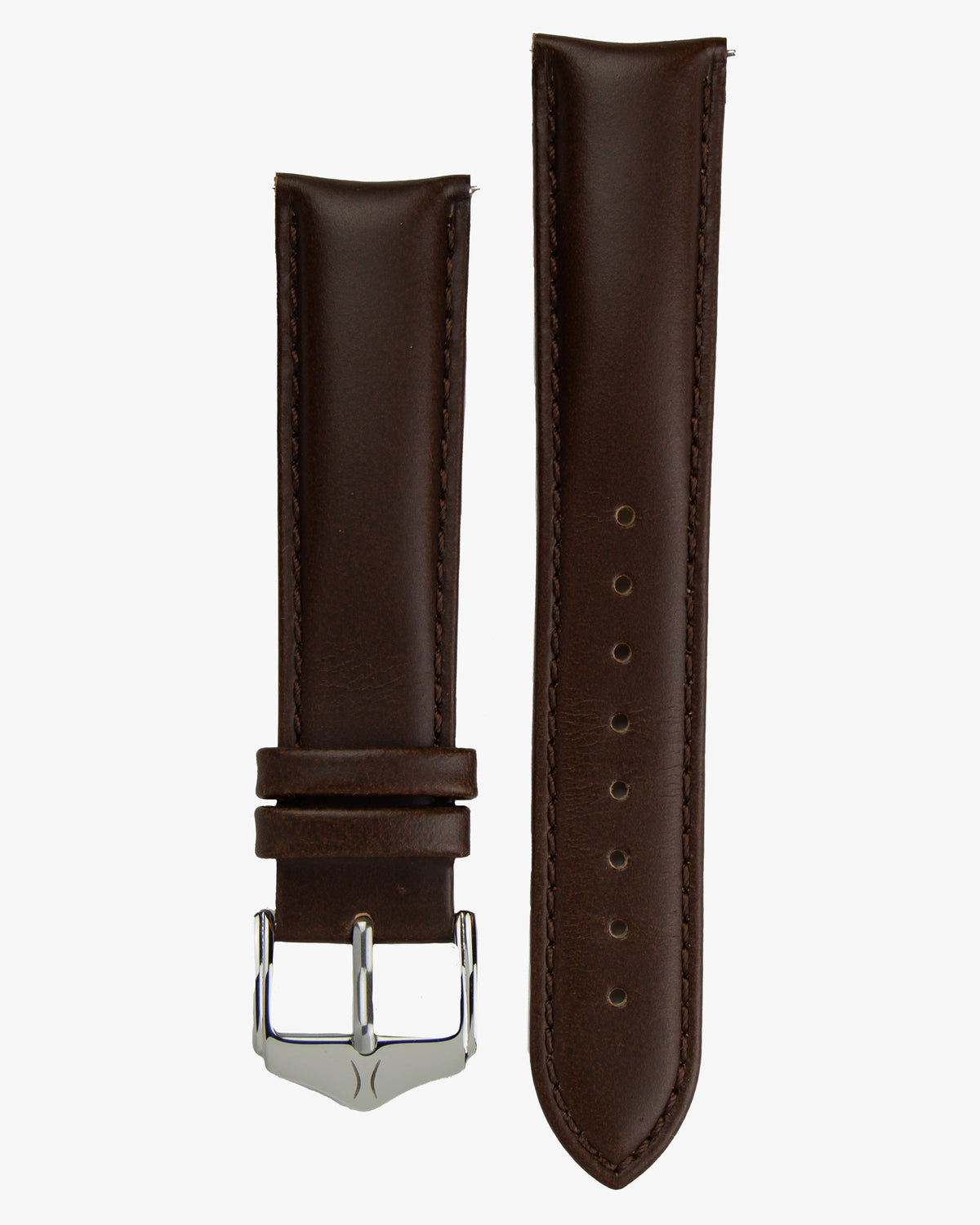 20mm Curved Leather Strap - DuFrane