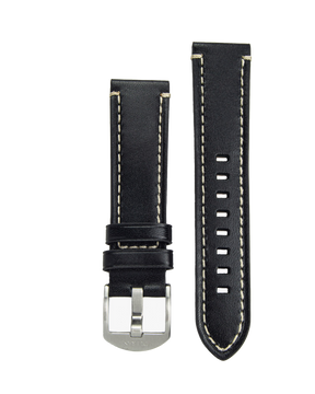 20mm/22mm Leather Strap (Brown or Black)