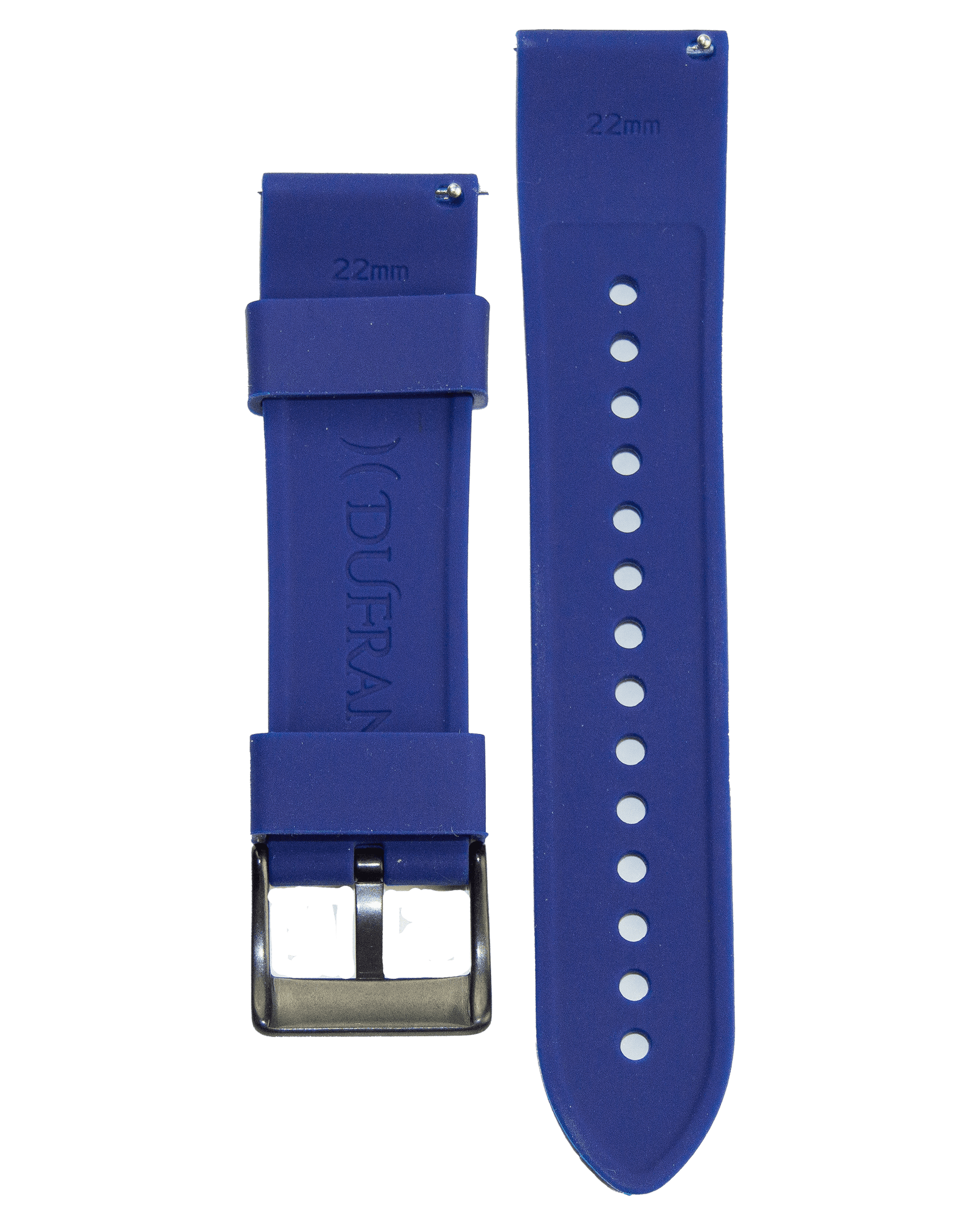 22mm Blue Silicone Straps - DuFrane
