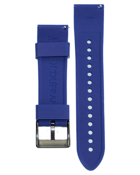 22mm Blue Silicone Straps - DuFrane