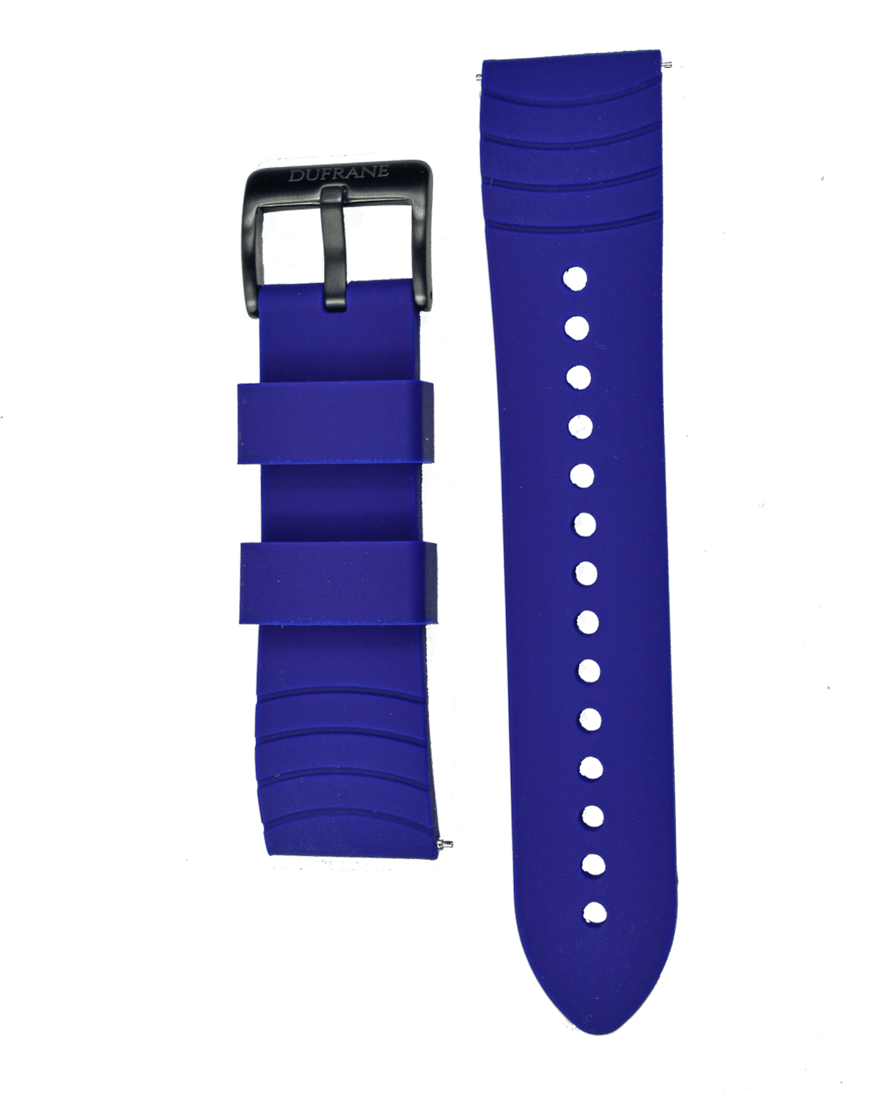 22mm Blue Silicone Straps - DuFrane