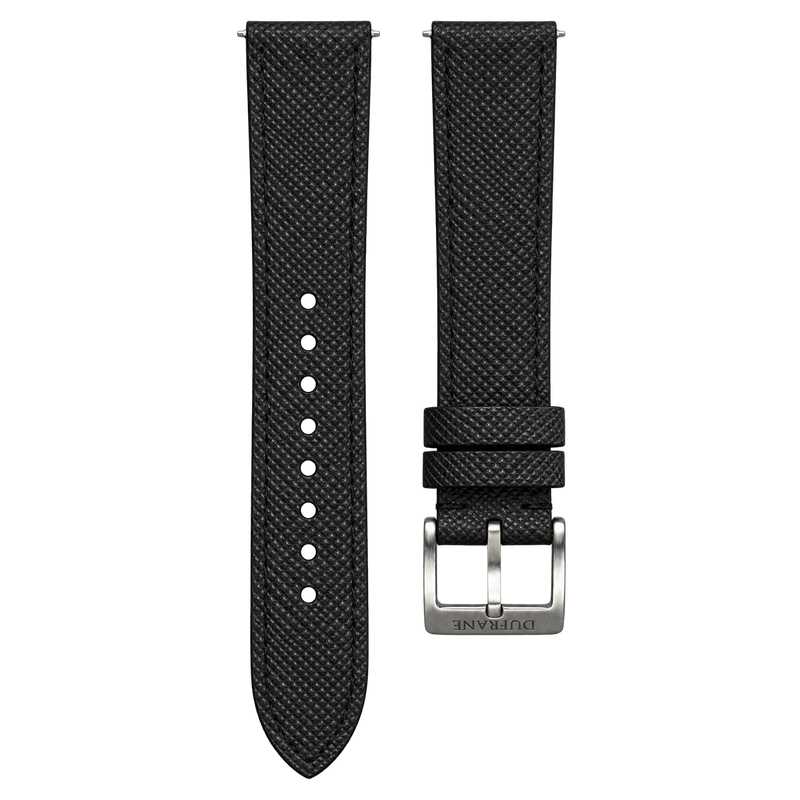 20mm/22mm Epsom Leather Straps Black