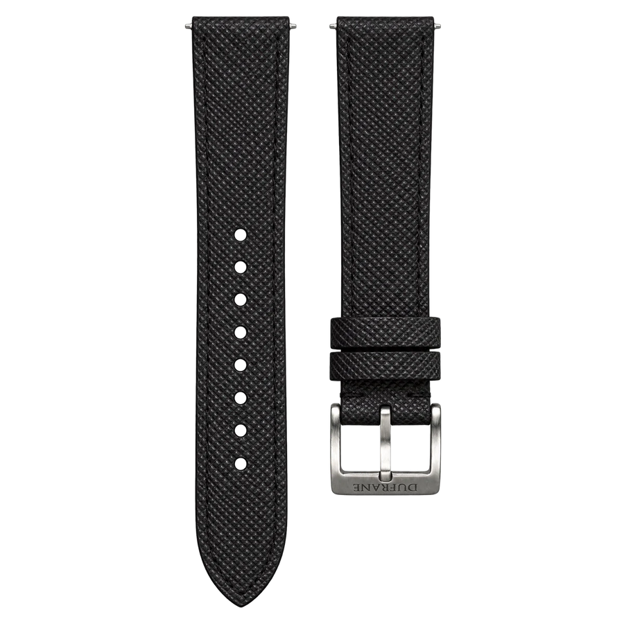 Epsom Leather Strap Schwarz