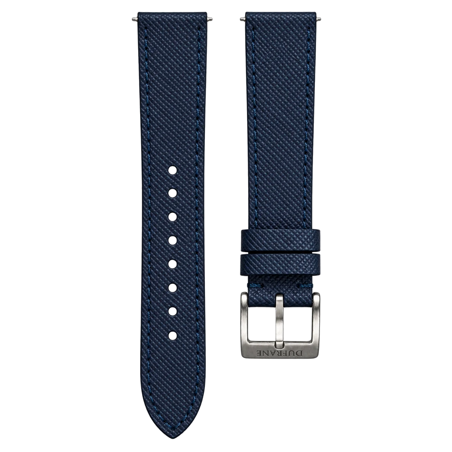 Epsom Leather Strap Blau