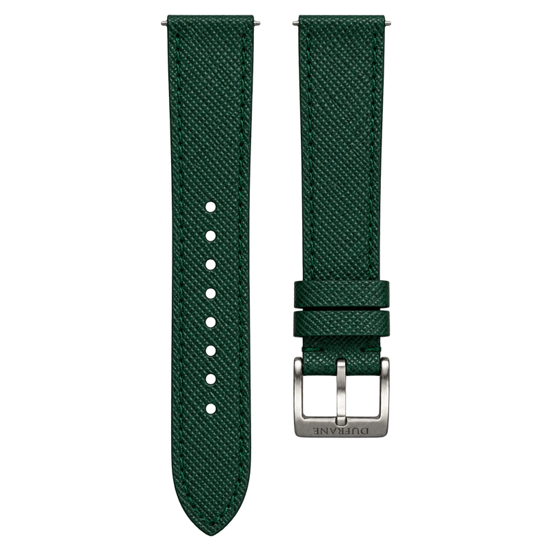 20mm/22mm Epsom Leather Straps Green