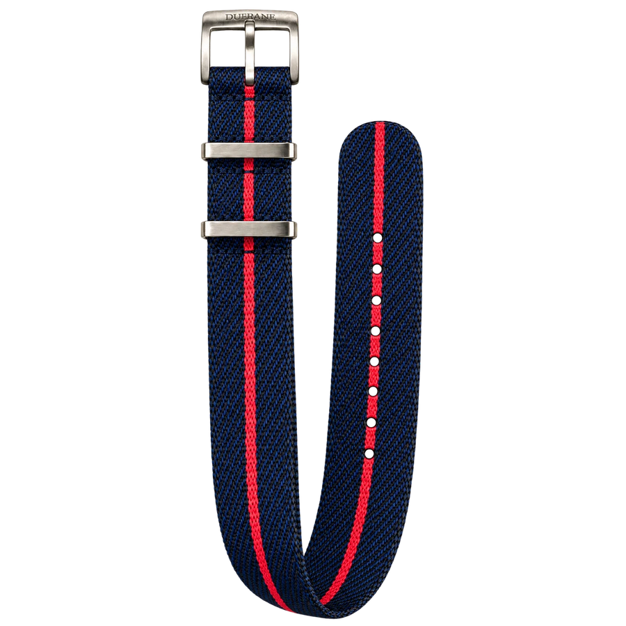 Nylon Pass-through Strap Blau