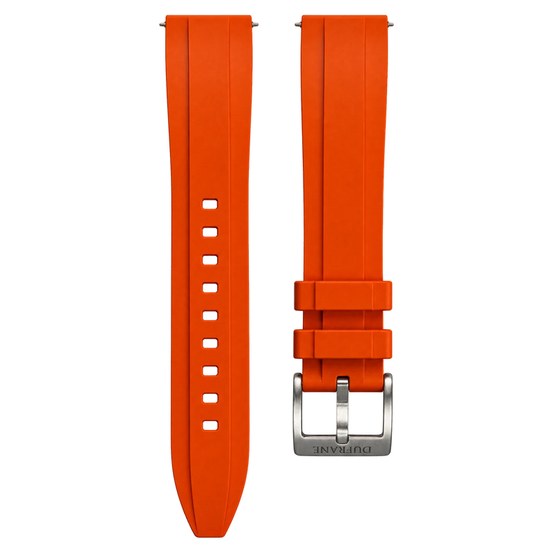 20mm/22mm FKM Rubber Strap Orange