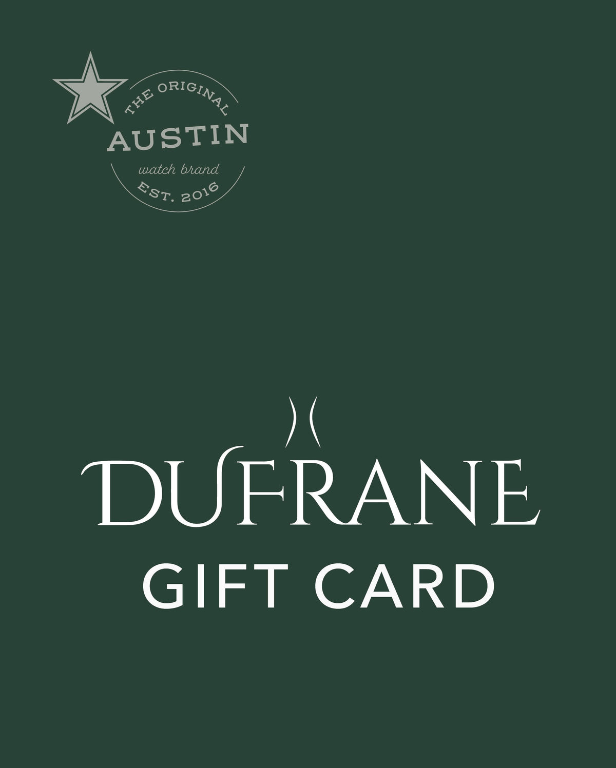 DuFrane Digital Gift Card - DuFrane