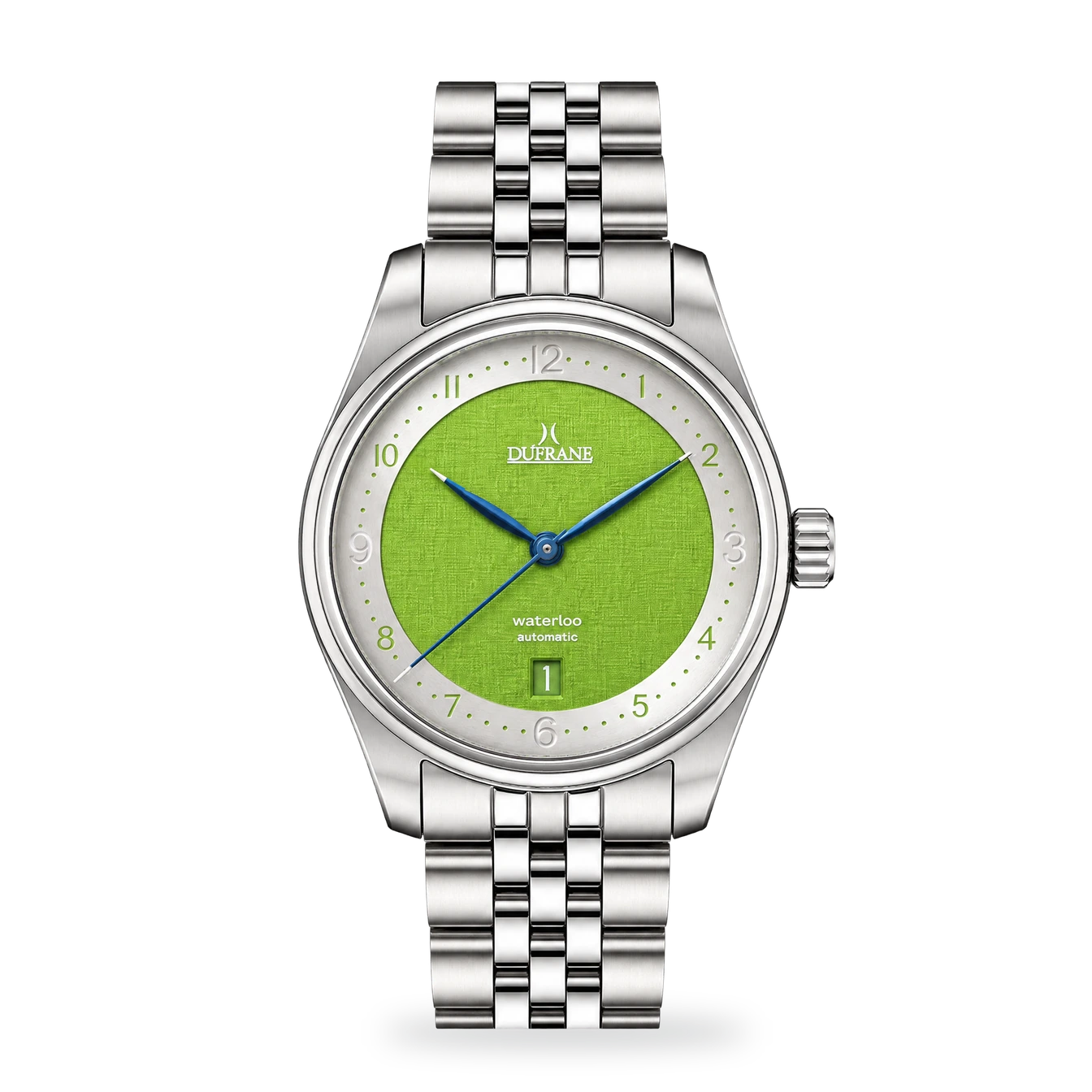 Waterloo Steel · green linen